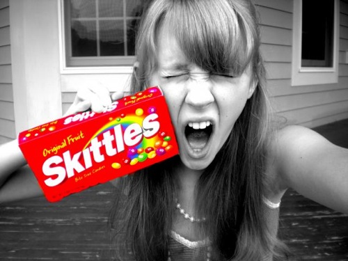 Skittles scream