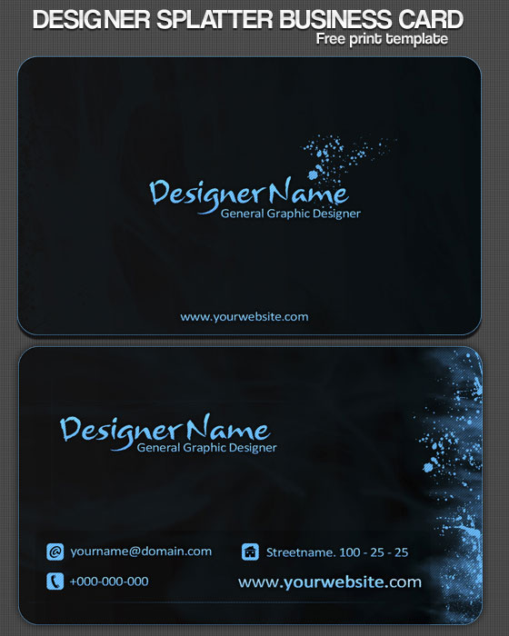 Visiting Card Design Models Free Download
